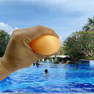 Soft Grip Wasser Ball Water Bouncing Beach Splash Tpr Gel Skipping Beach Ball Outdoor Game Water Bouncer Ball